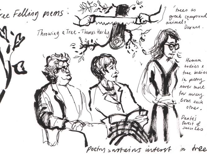 Drawing by Henny Beaumont, inspired by Catherine's talk