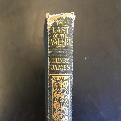 An early edition of James's The Last of the Valerii