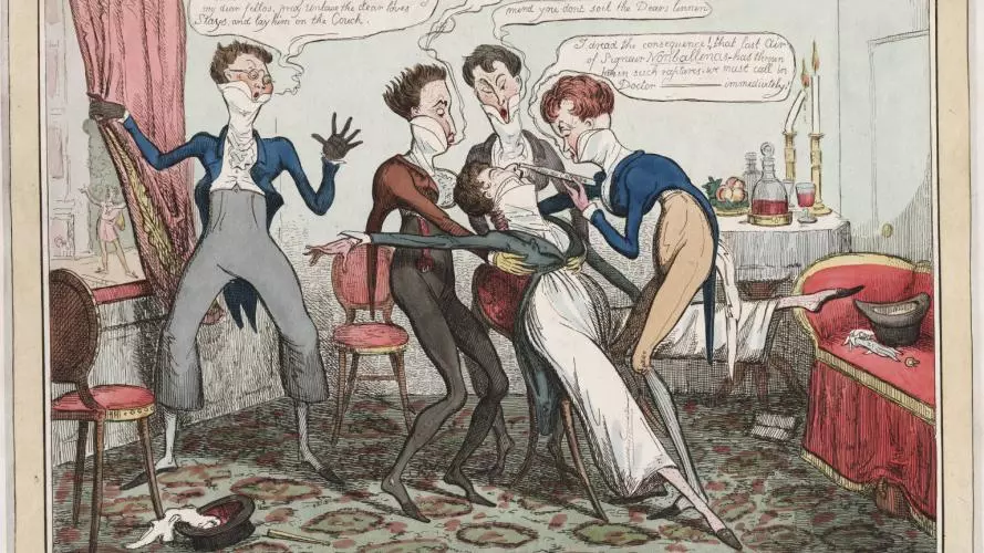 Dandy fainting