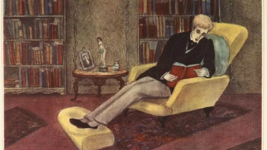 Illustration from The Picture of Dorian Gray