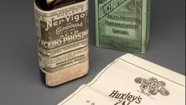 Photograph of 19thc nerve tonics