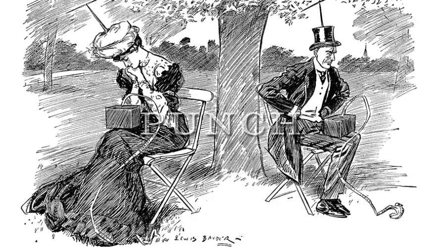 Cartoon from Punch, 'Forecasts for 1907'