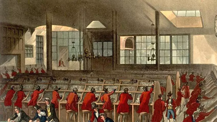 Illustrated picture of the Post Office
