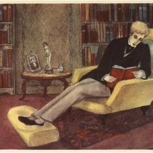 Illustration from The Picture of Dorian Gray