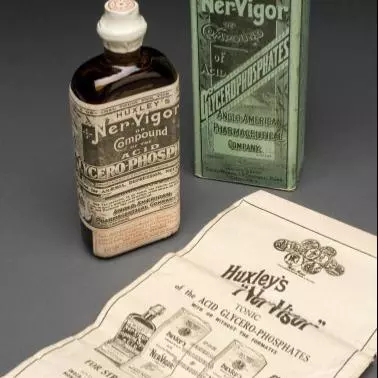 Photograph of 19thc nerve tonics