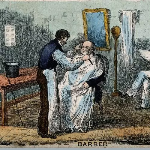 Barbershop cartoon